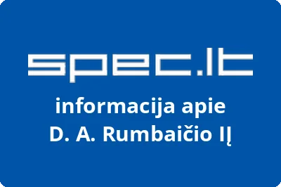 D. A. Rumbaičio, IĮ