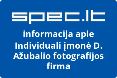 D. Ažubalio fotografijos firma, IĮ