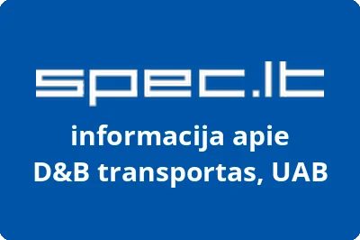 D & B transportas, UAB
