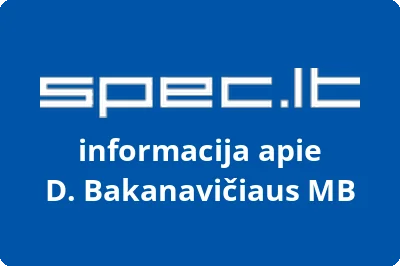 D. Bakanavičiaus, MB