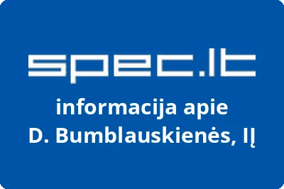 D. Bumblauskienės, IĮ