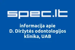 D. Diržytės odontologijos klinika, UAB iliustracija