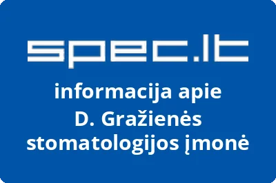 D. Gražienės stomatologijos įmonė | spec.lt