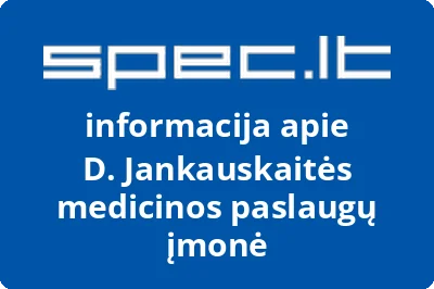 D. Jankauskaitės medicinos paslaugų įmonė