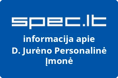 D. Jurėno Personalinė Įmonė