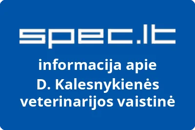 D. Kalesnykienės veterinarijos vaistinė