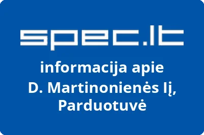 D. Martinonienės Iį, Parduotuvė