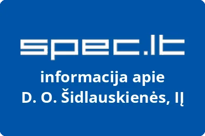 Danguolės Onos Šidlauskienės įmonė