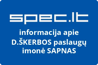 D.ŠKERBOS paslaugų imonė SAPNAS