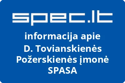 D. Tovianskienės Požerskienės įmonė SPASA