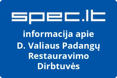 D. Valiaus Padangų Restauravimo Dirbtuvės | spec.lt