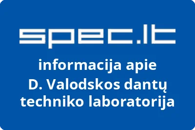 D. Valodskos dantų techniko laboratorija