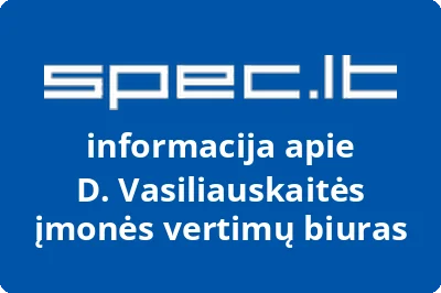 D. Vasiliauskaitės įmonės vertimų biuras