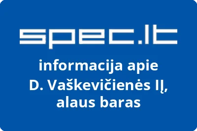 D. Vaškevičienės IĮ, alaus baras
