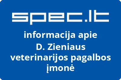D. Zieniaus veterinarijos pagalbos įmonė