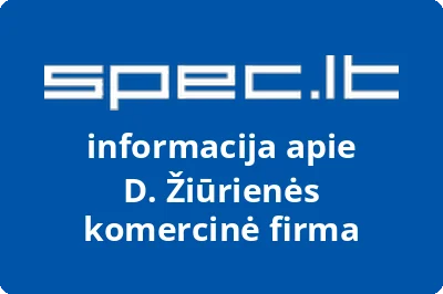 D. Žiūrienės komercinė firma
