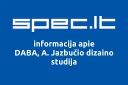 DABA, A. Jazbučio dizaino studija | spec.lt