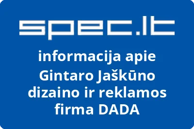 Gintaro Jaškūno dizaino ir reklamos firma DADA