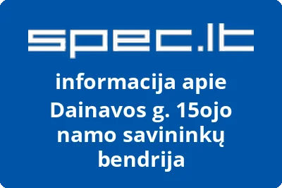 Dainavos g. 15ojo namo savininkų bendrija