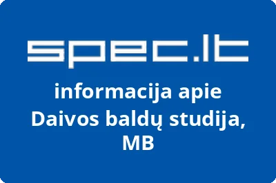 Daivos baldų studija, MB