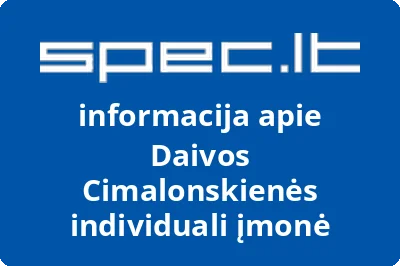 Daivos Cimalonskienės individuali įmonė