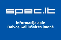 Daivos Gailiušaitės įmonė iliustracija