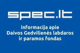 Daivos Gedvilienės labdaros ir paramos fondas | spec.lt