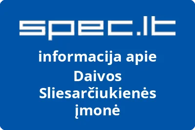 Daivos Sliesarčiukienės įmonė