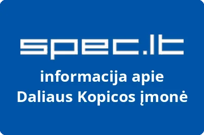 Daliaus Kopicos įmonė