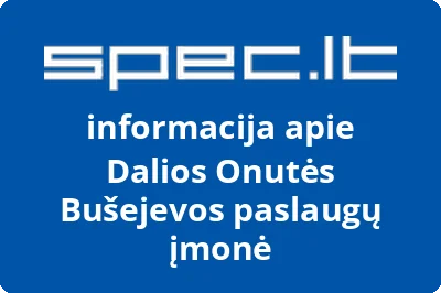 Dalios Onutės Bušejevos paslaugų įmonė
