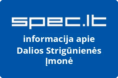 Dalios Strigūnienės Įmonė