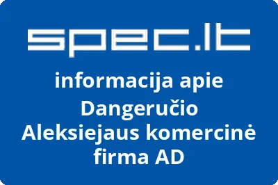 Dangeručio Aleksiejaus komercinė firma AD