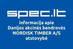 Danijos akcinės bendrovės NORDISK TIMBER A/S atstovybė iliustracija