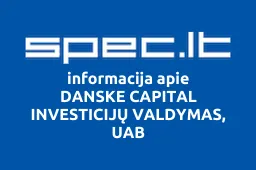 DANSKE CAPITAL INVESTICIJŲ VALDYMAS, UAB iliustracija