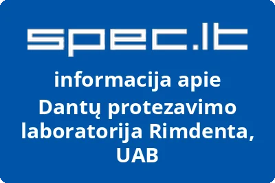 Dantų protezavimo laboratorija Rimdenta, UAB