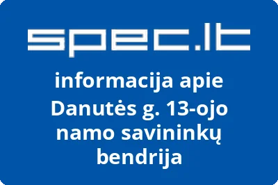 Danutės g. 13-ojo namo savininkų bendrija