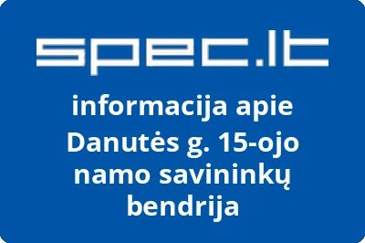 Danutės g. 15-ojo namo savininkų bendrija