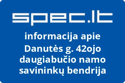 Danutės g. 42ojo daugiabučio namo savininkų bendrija