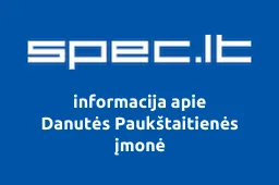 Danutės Paukštaitienės įmonė