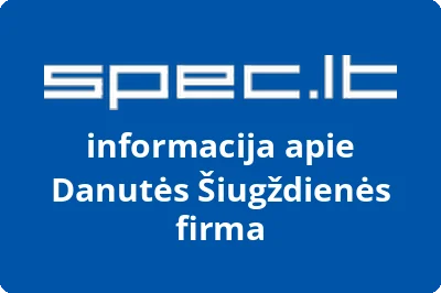 Danutės Šiugždienės firma | spec.lt