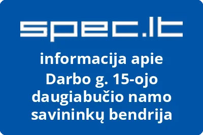 Darbo g. 15-ojo daugiabučio namo savininkų bendrija