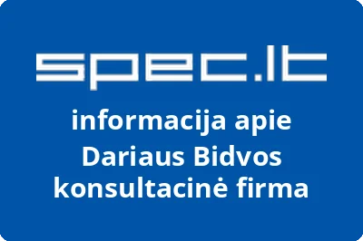 Dariaus Bidvos konsultacinė firma