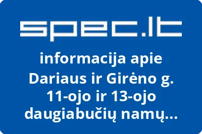 Dariaus ir Girėno g. 11-ojo ir 13-ojo daugiabučių namų savininkų bendrija
