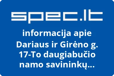 Dariaus ir Girėno g. 17to daugiabučio namo savininkų bendrija