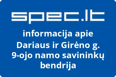 Dariaus ir Girėno g. 9-ojo namo savininkų bendrija