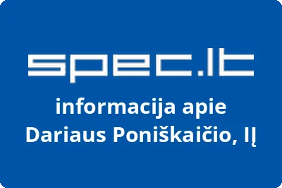 Dariaus Poniškaičio, IĮ