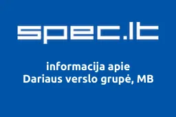 Dariaus verslo grupė, MB | spec.lt