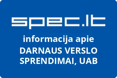 DARNAUS VERSLO SPRENDIMAI, UAB