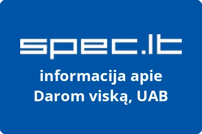 Darom viską, UAB | spec.lt