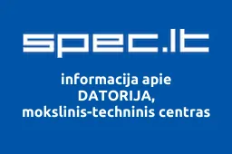 DATORIJA, mokslinis-techninis centras iliustracija